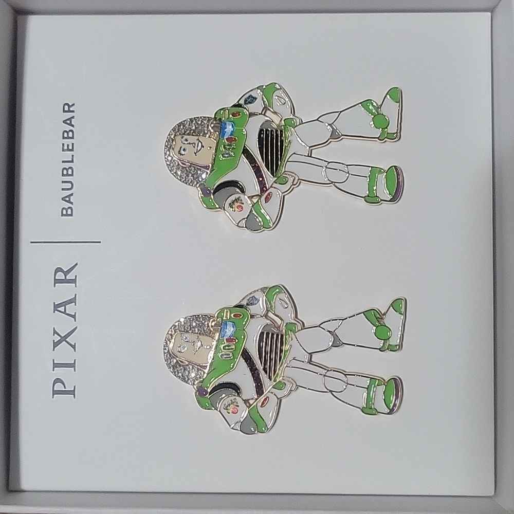 BaubleBar Pixar Toy Story's Buzz Lightyear earrings New